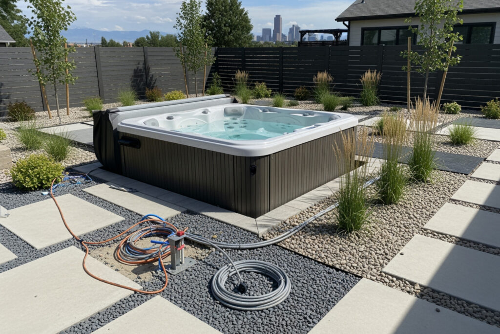 electrician hot tub installation cost